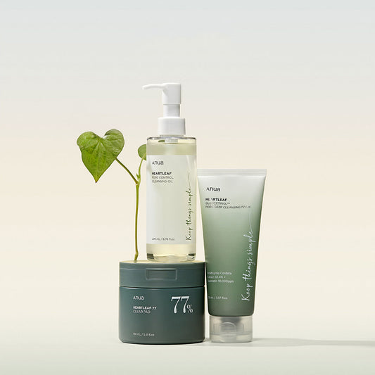 🌿 Anua Heartleaf 77% Soothing & Pore Care Set 🌿