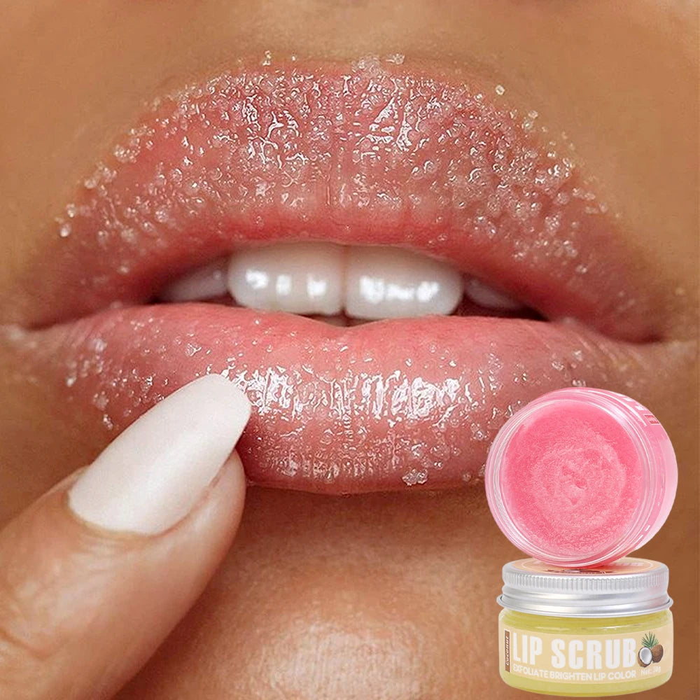 💋 Exfoliating Lip Scrub & Nourishing Lip Balm – Remove Dead Skin, Reduce Fine Lines & Hydrate Lips for Smooth, Soft Comfort!