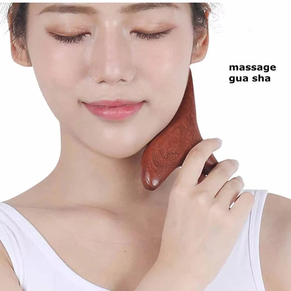 Ultimate Therapy Wood Gua Sha Tool: Multi-Use Trigger Point Massage for Neck, Back, and Body