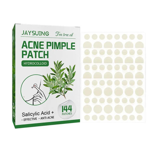 🌿 Tea Tree Oil Acne Pimple Patches – Salicylic Acid Infused for Clearer Skin! ✨