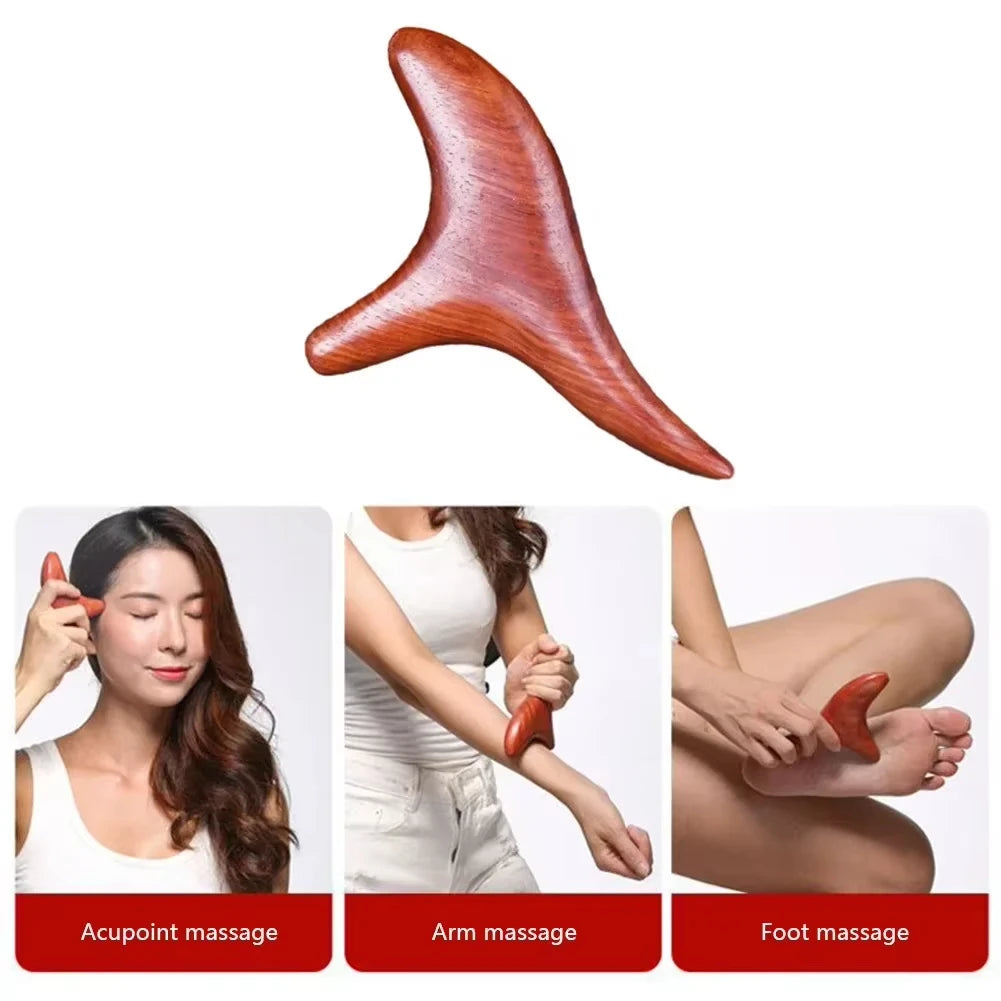 Ultimate therapy wood gua sha tool – multi-use trigger point massage for neck, back, and body relief