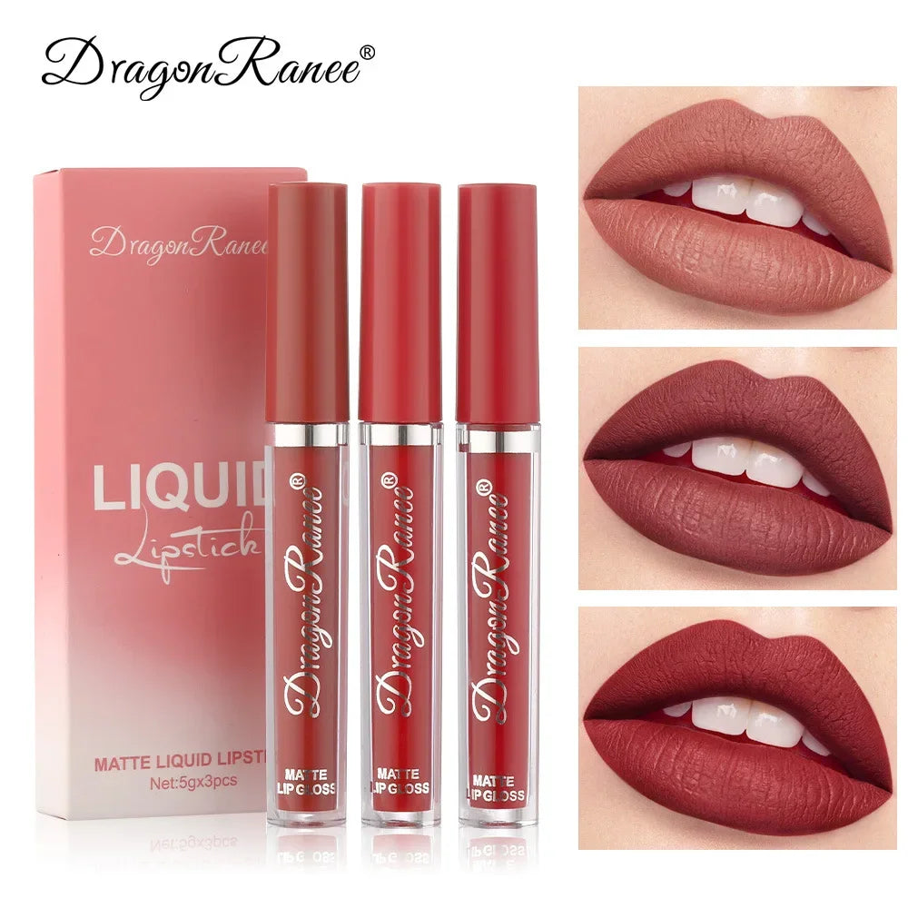 Korean Matte Lipstick Set – Long-Lasting Beauty