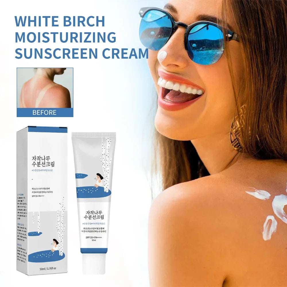 🌞 Round LAB Sunscreen for Face – SPF50+ PA++++ Strong UV Protection with Birch Juice Moisturizing Formula 🌿