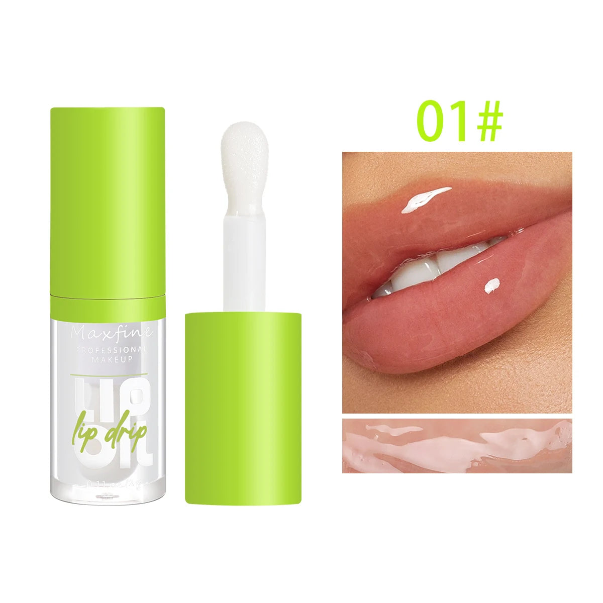 💖 6-Tone Moisturizing Lip Gloss 💫 – Luminous Oil Lip Gloss, Transparent Liquid Lip Gloss, Natural Lip Enhancer! 💋