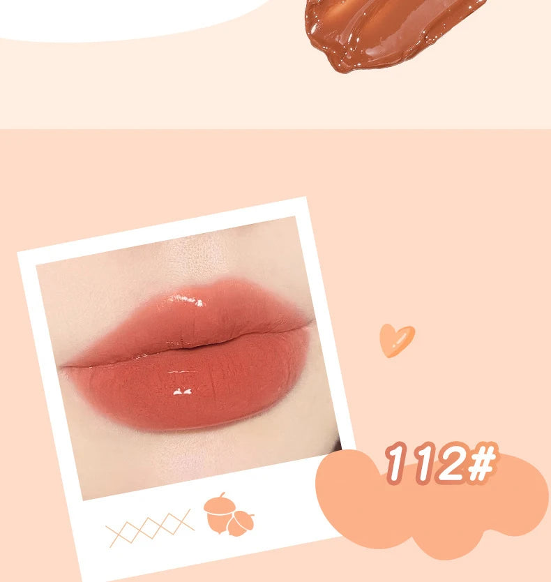 🍄 Cute Chubby Mushroom Lip Gloss | Red Lip Tint & Matte Liquid Lipstick 🍄