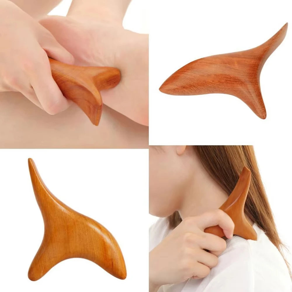 Ultimate Therapy Wood Gua Sha Tool: Multi-Use Trigger Point Massage for Neck, Back, and Body