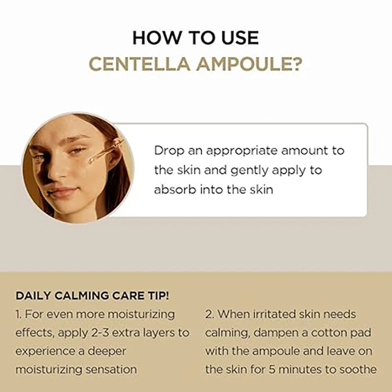 ✨ Centella Skin Care Essence – Brightening, Calming & Pore-Repairing Facial Essence 🌸