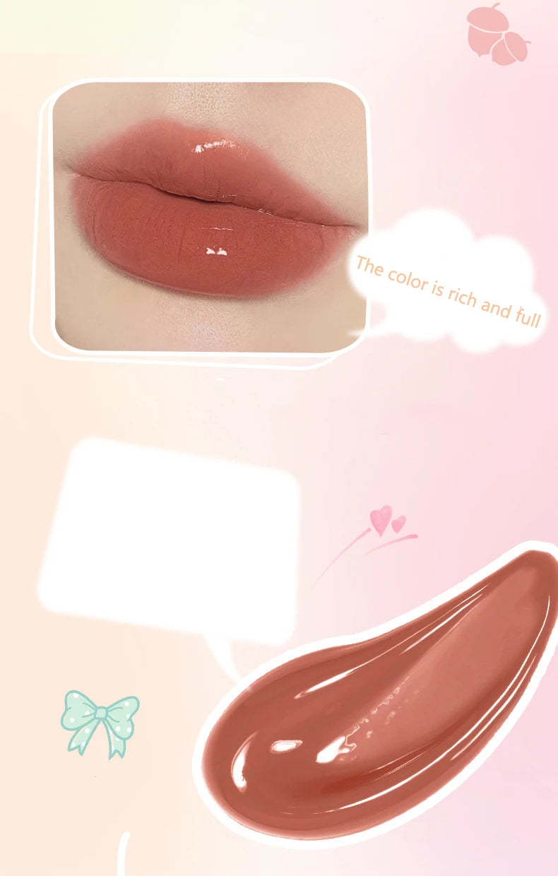 🍄 Cute Chubby Mushroom Lip Gloss | Red Lip Tint & Matte Liquid Lipstick 🍄