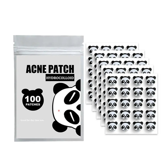 🐼 100PCS Panda Acne Patch – Gentle, Invisible & Fast Repairing! 🌿