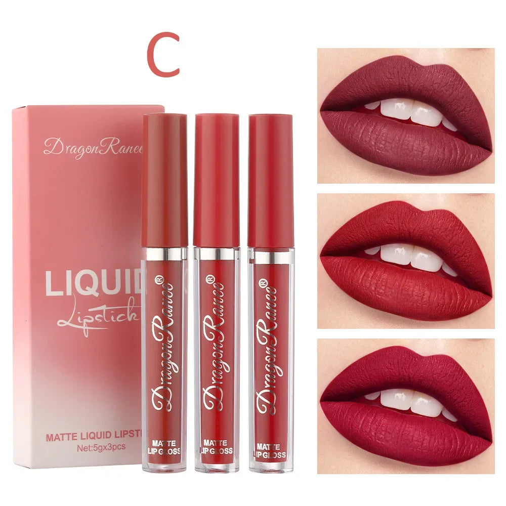 Korean Matte Lipstick Set – Long-Lasting Beauty