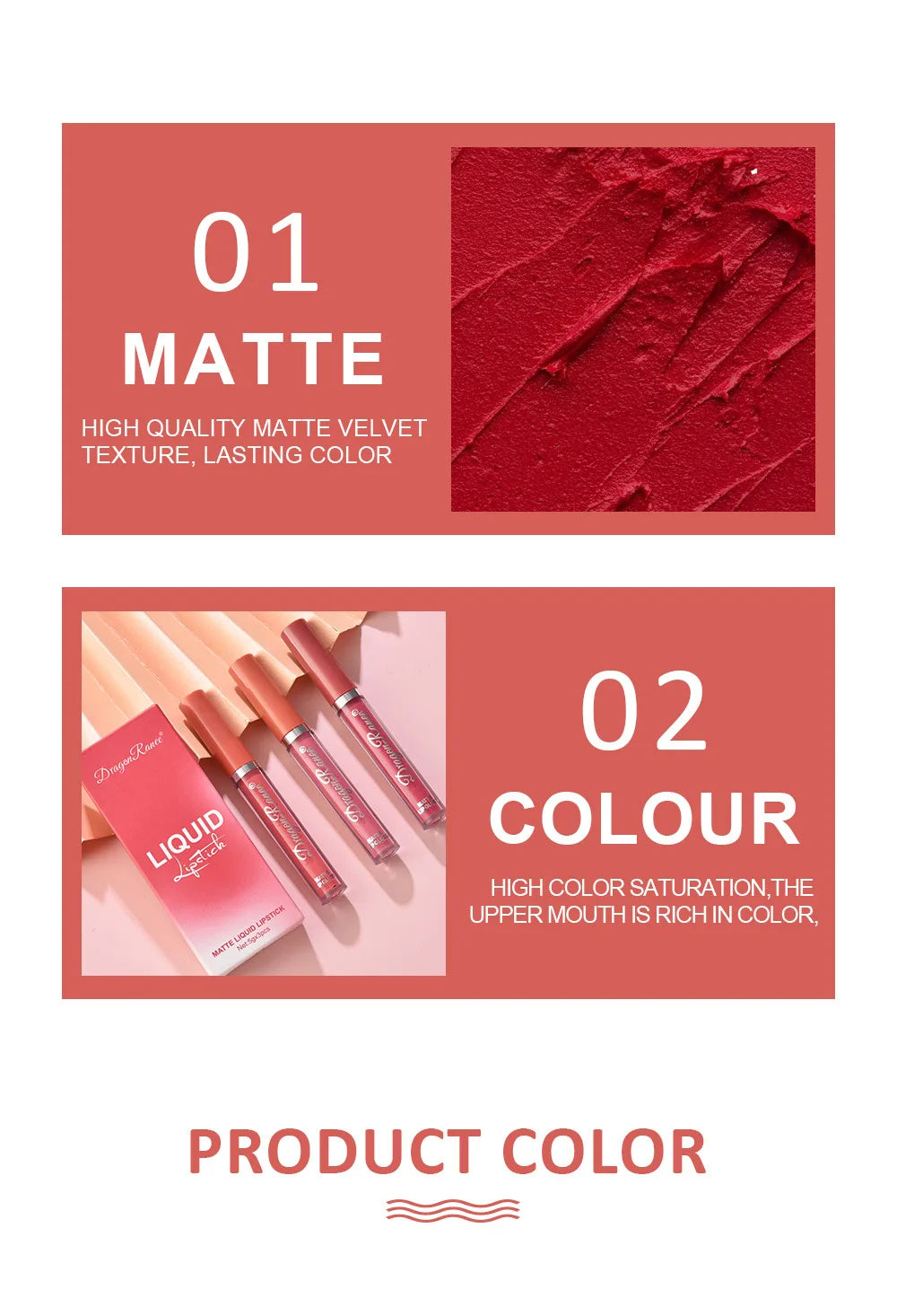 Korean Matte Lipstick Set – Long-Lasting Beauty