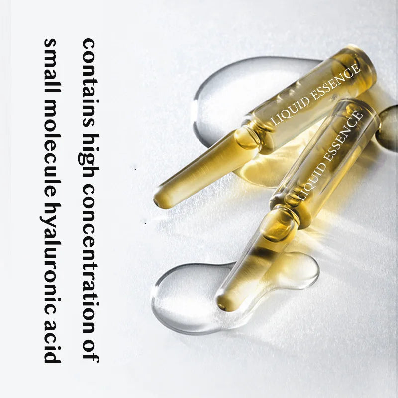 28 Bottles Skincare Revitalizer Hyaluronic Acid Ampoule Essence - Moisturizing & Pore Shrinking Facial Serum