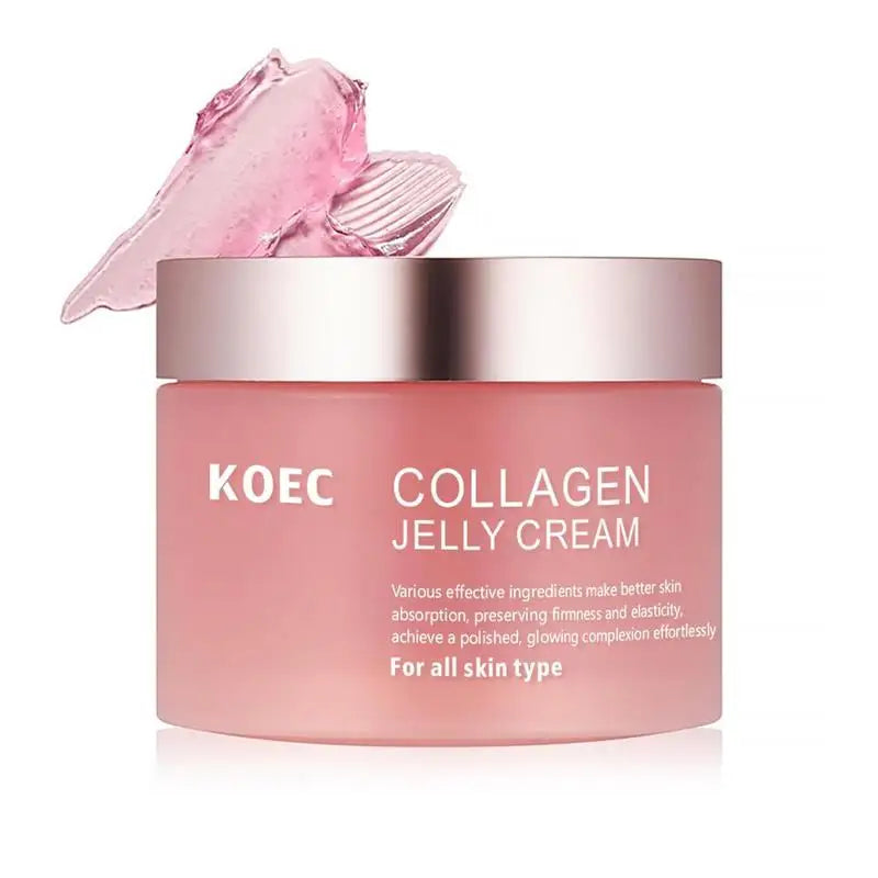 🌟 100g Jelly Face Cream – Collagen Soft Moist Cream Essence to Shrink Pores & Nourish Skin ✨