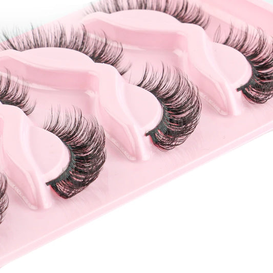 ✨ Half Lashes – 10/20 Pairs Cat Eye Soft Mink Lashes for Natural, Glamorous Look ✨