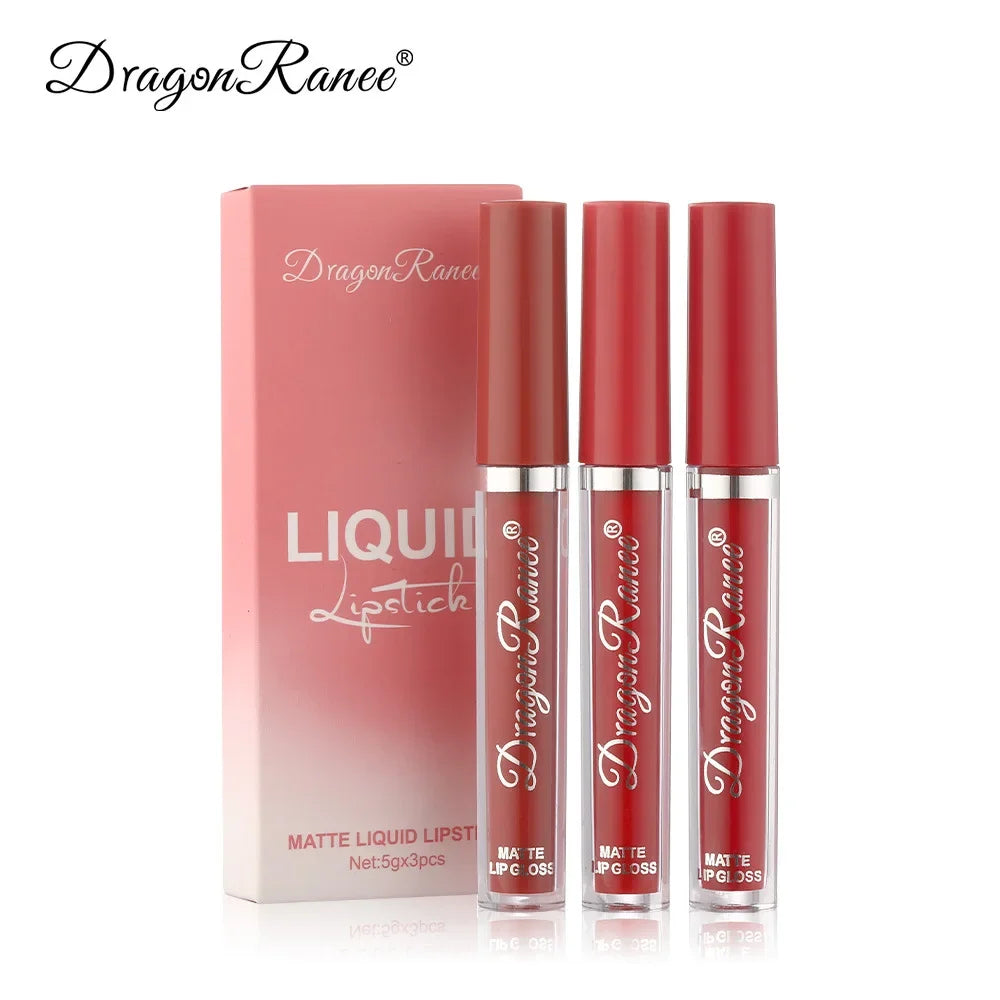 Korean Matte Lipstick Set – Long-Lasting Beauty