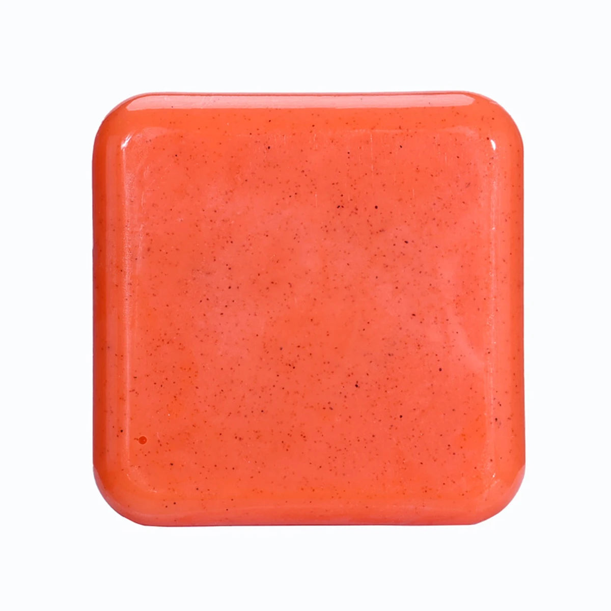 🍊 Kojic Acid Scrub Soap – Orange Fragrance Body & Face Wash with Papaya Extract for Skin Brightening & Exfoliation! 🌿