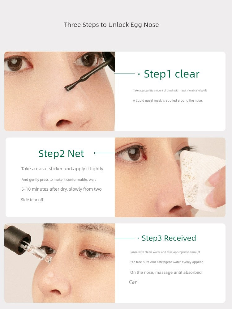 ✨Tea Tree Blackhead Remover Strips – Deep Pore Cleansing & Acne Care✨