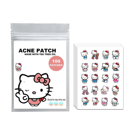 🐱💖 100PCS Hello Kitty Acne Patches – Cute, Invisible & Fast Healing! 🌸