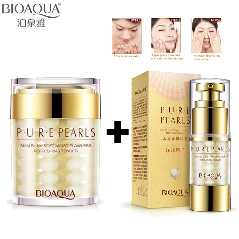 Bioaqua collagen eye cream – hydrates, brightens, and revives tired eyes, reducing puffiness and dark circles