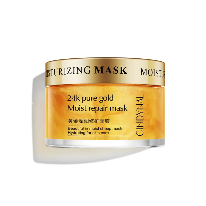 🌟 120g 24K Golden Face Cream – Collagen Moisturizer Sleeping Mask for Firming, Nourishing & Hydrating Skin ✨