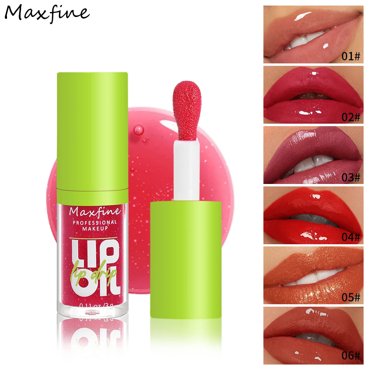 💖 6-Tone Moisturizing Lip Gloss 💫 – Luminous Oil Lip Gloss, Transparent Liquid Lip Gloss, Natural Lip Enhancer! 💋