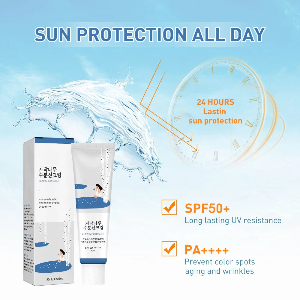 🌞 Round LAB Sunscreen for Face – SPF50+ PA++++ Strong UV Protection with Birch Juice Moisturizing Formula 🌿