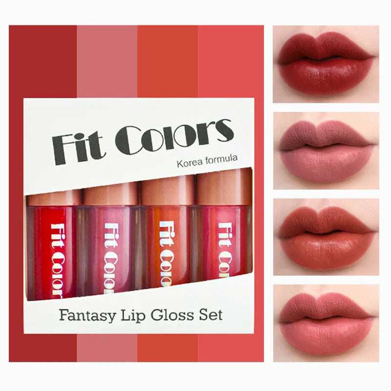 Korean Matte Lipstick Set – Long-Lasting Beauty