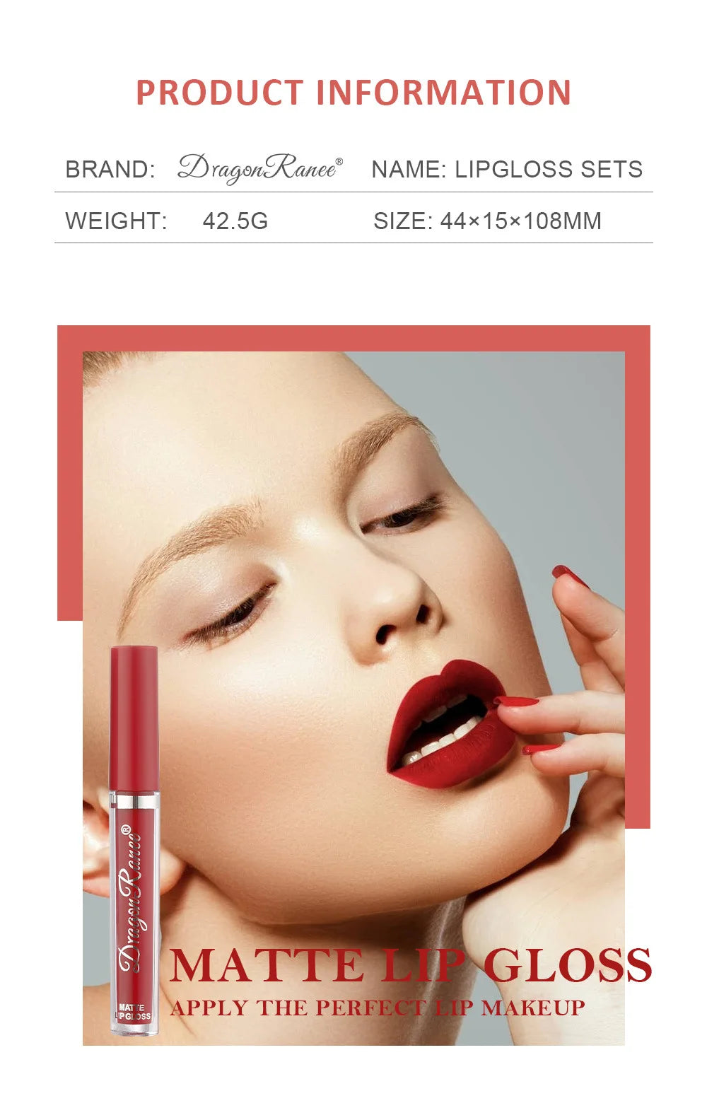 Korean Matte Lipstick Set – Long-Lasting Beauty