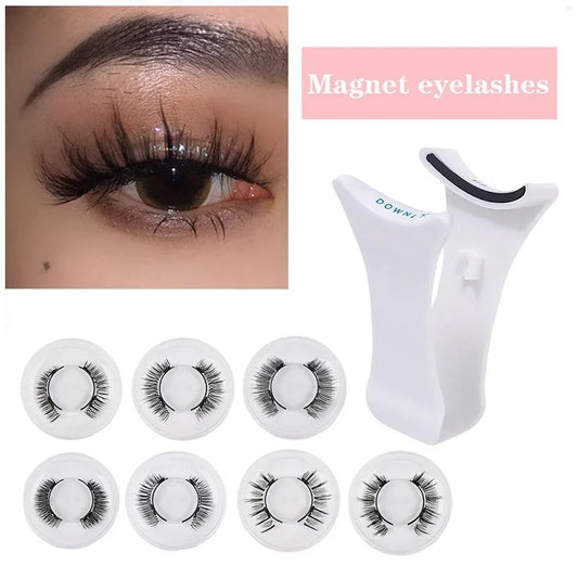 Magnetic 3D Eyelashes Set – Reusable & Handmade with Magnetic Tweezers