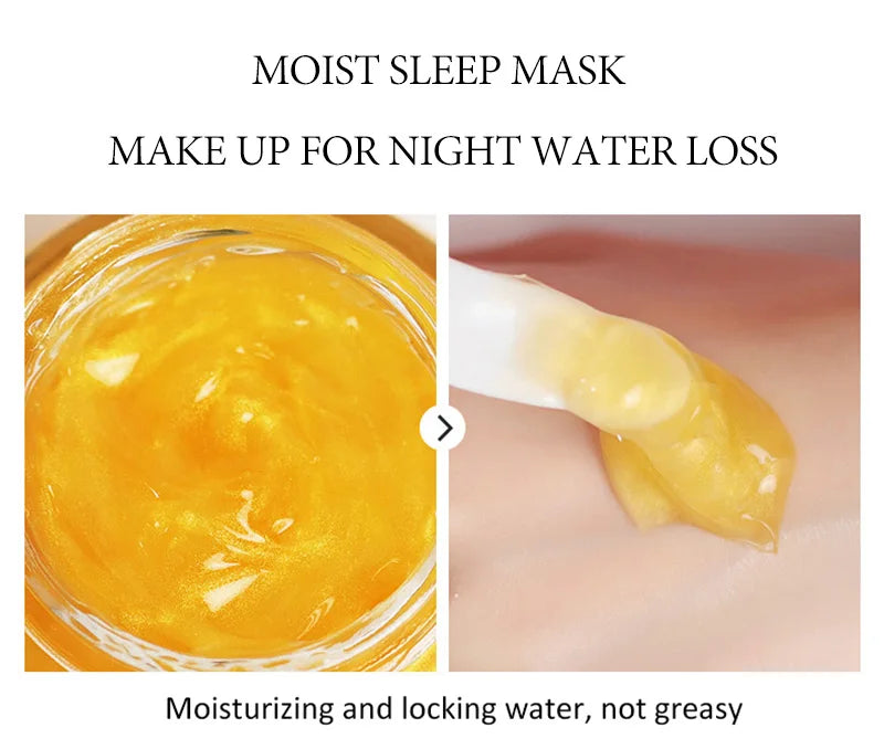 🌟 120g 24K Golden Face Cream – Collagen Moisturizer Sleeping Mask for Firming, Nourishing & Hydrating Skin ✨